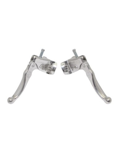 Mx Alloy Brake Lever Set Chrome.